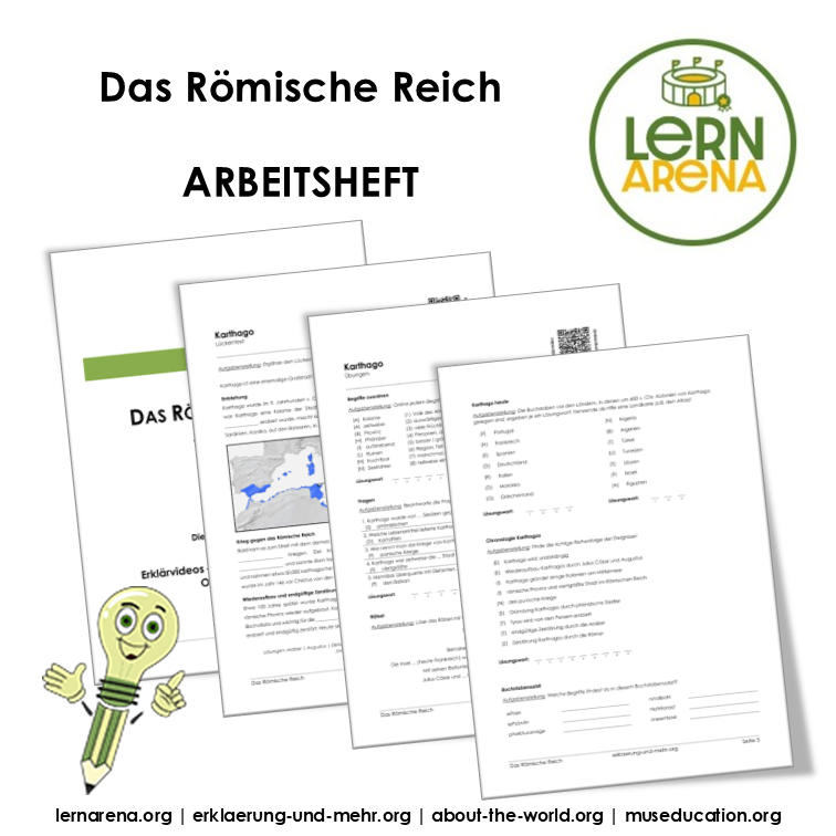 Das Römische Reich - 20-seitiges Arbeitsheft (PDF) – Titelbild