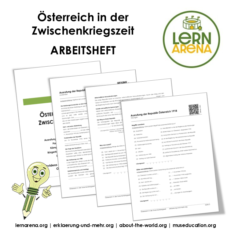 Österreich in der Zwischenkriegszeit – 24-seitiges Arbeitsheft (PDF)