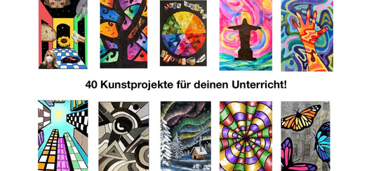 40 einfache Kunstprojekte für den Kunstunterricht in der Sekundarstufe