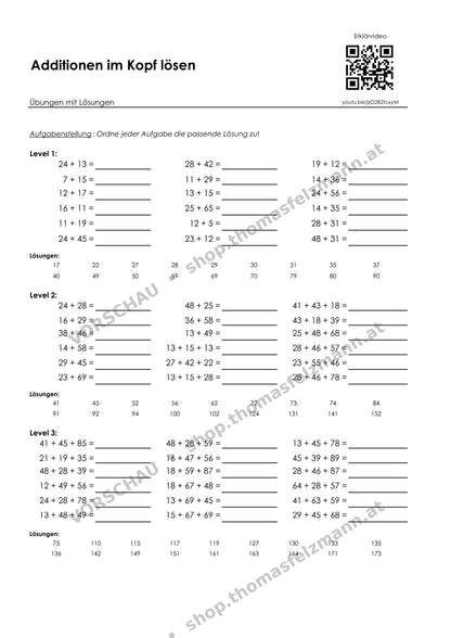 Kopfrechnen mit natürlichen Zahlen | Mega-Arbeitsheft (336 Seiten inkl. Lösungen)