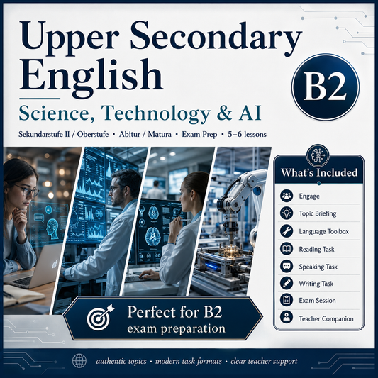 Science, Technology & AI – Englisch-Themenheft B2 für die Sekundarstufe II