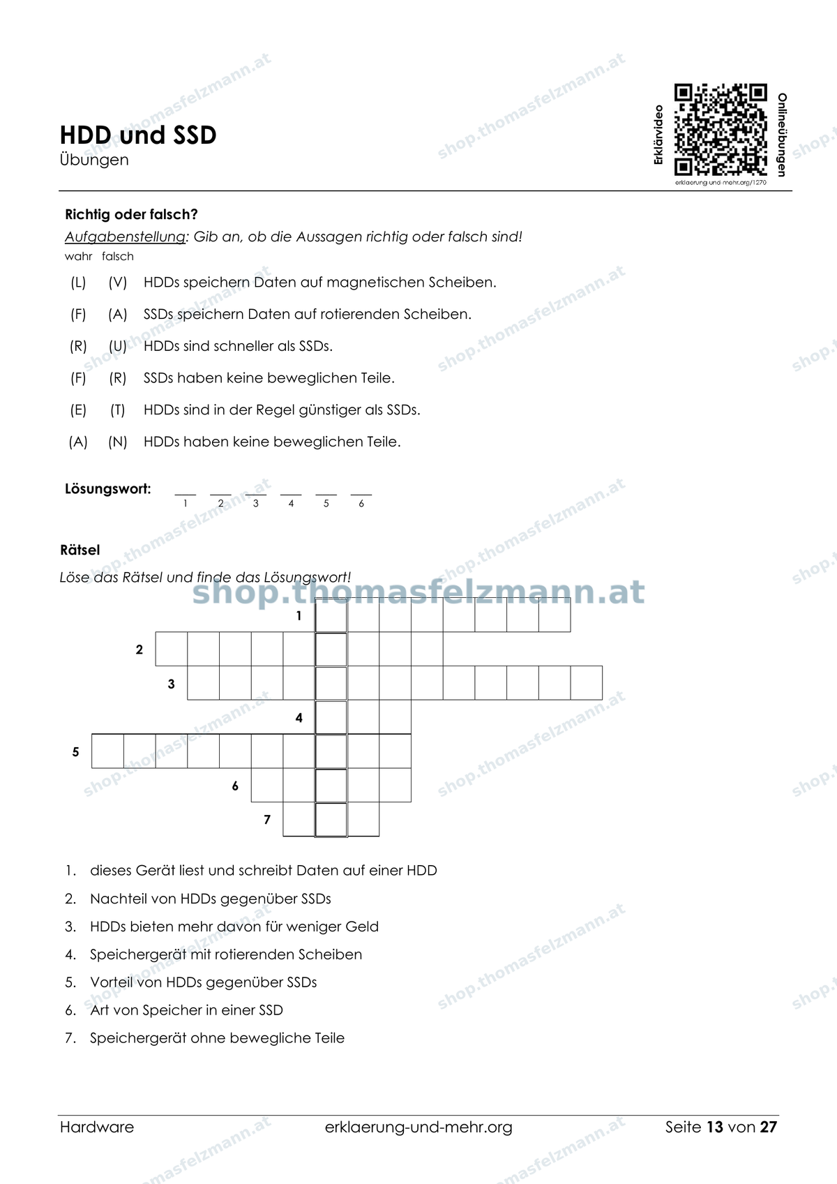 Hardware – 27-seitiges Arbeitsheft (PDF)