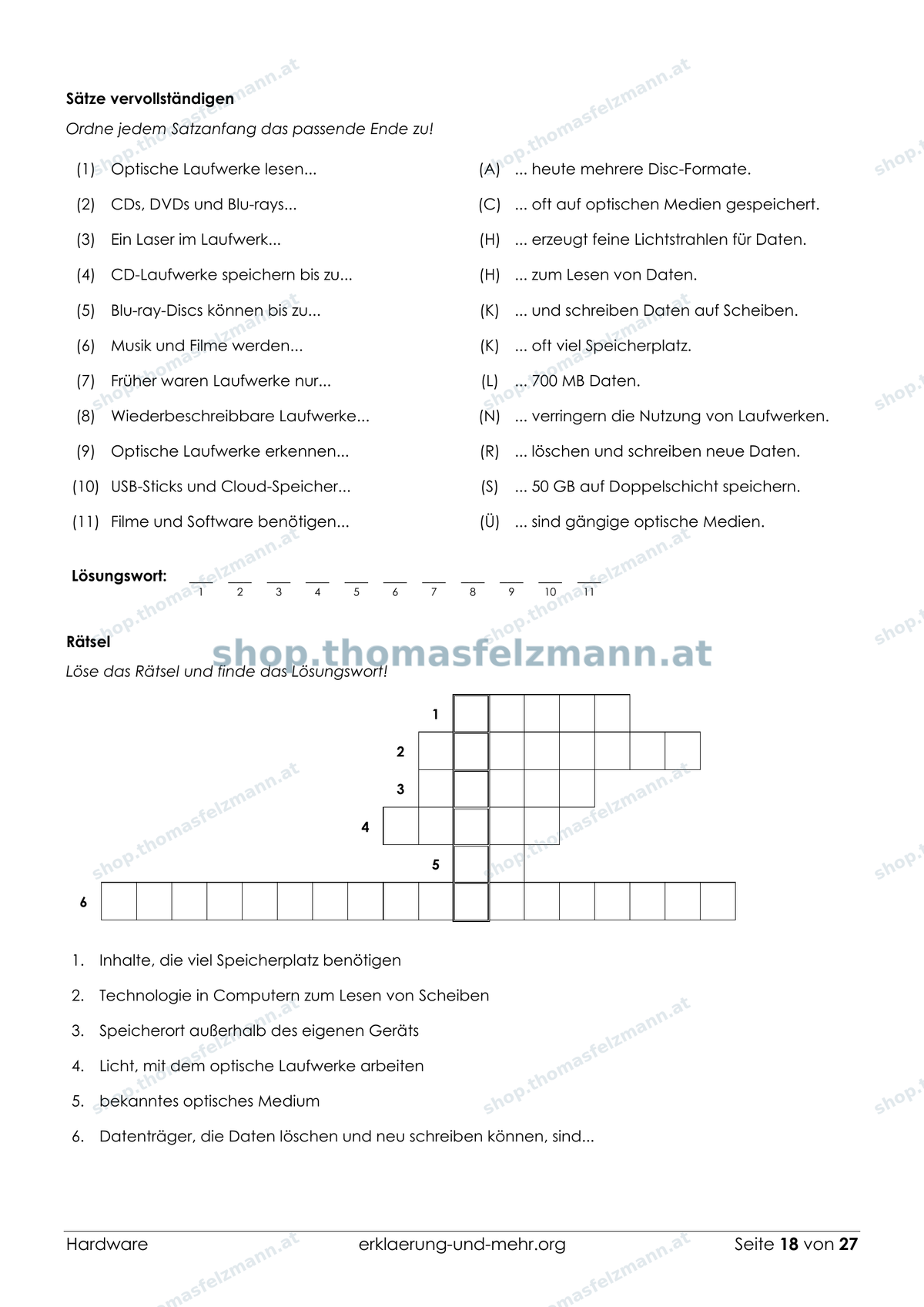 Hardware – 27-seitiges Arbeitsheft (PDF)