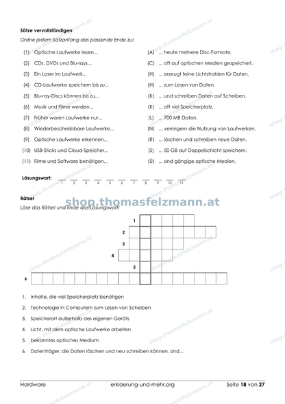 Hardware – 27-seitiges Arbeitsheft (PDF)