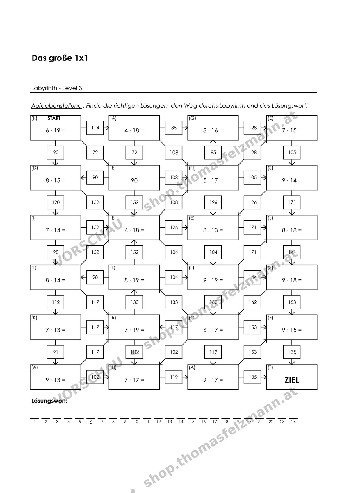 Kopfrechnen mit natürlichen Zahlen | Mega-Arbeitsheft (336 Seiten inkl. Lösungen)
