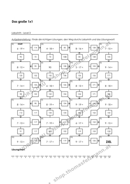 Kopfrechnen mit natürlichen Zahlen | Mega-Arbeitsheft (336 Seiten inkl. Lösungen)
