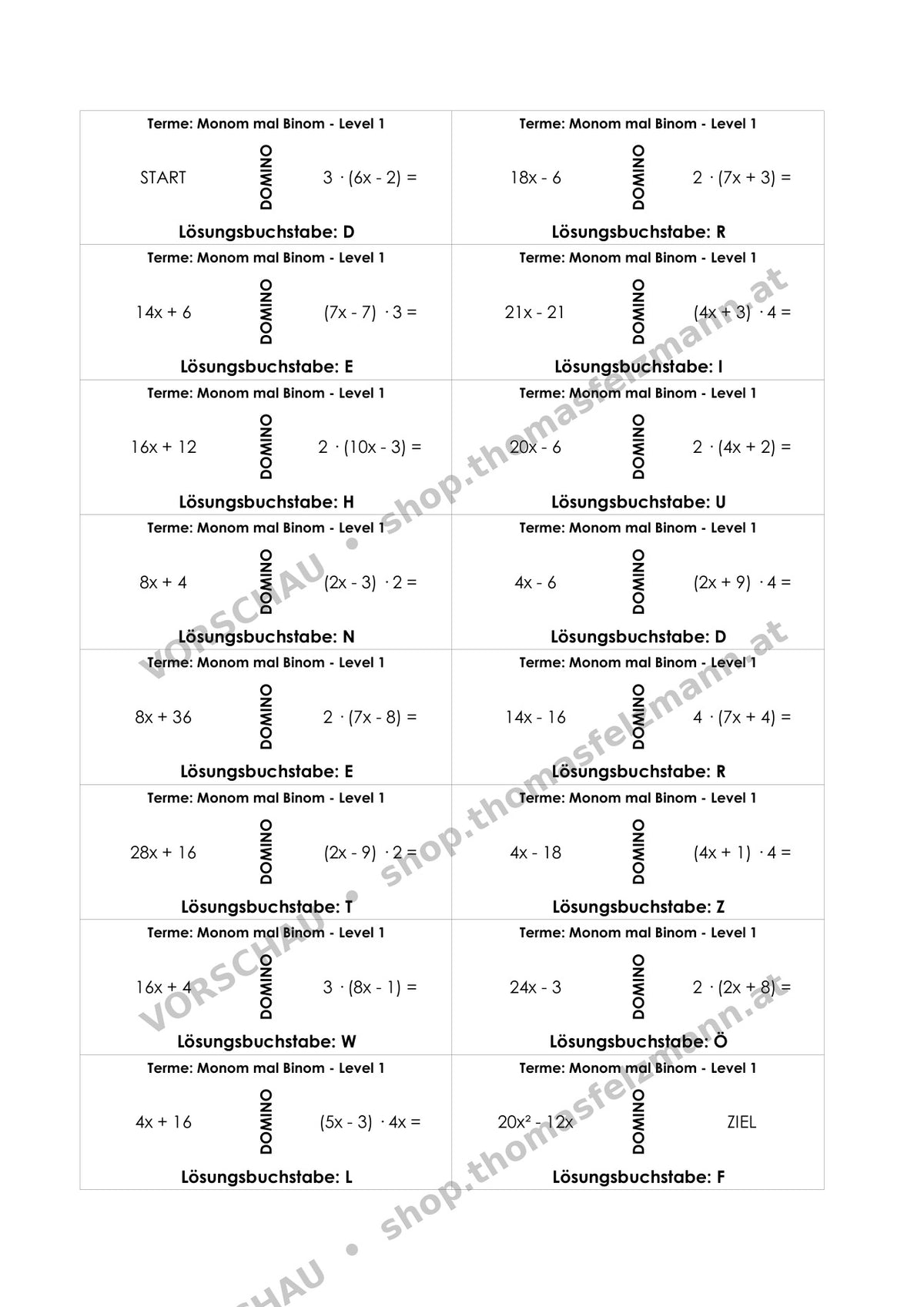 Terme & einfache Gleichungen | Arbeitsheft (161 Seiten inkl. Lösungen)