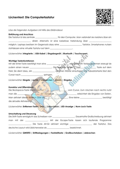 Peripheriegeräte Arbeitsheft (Version 2) | Digitale Grundbildung PDF für die Sekundarstufe I