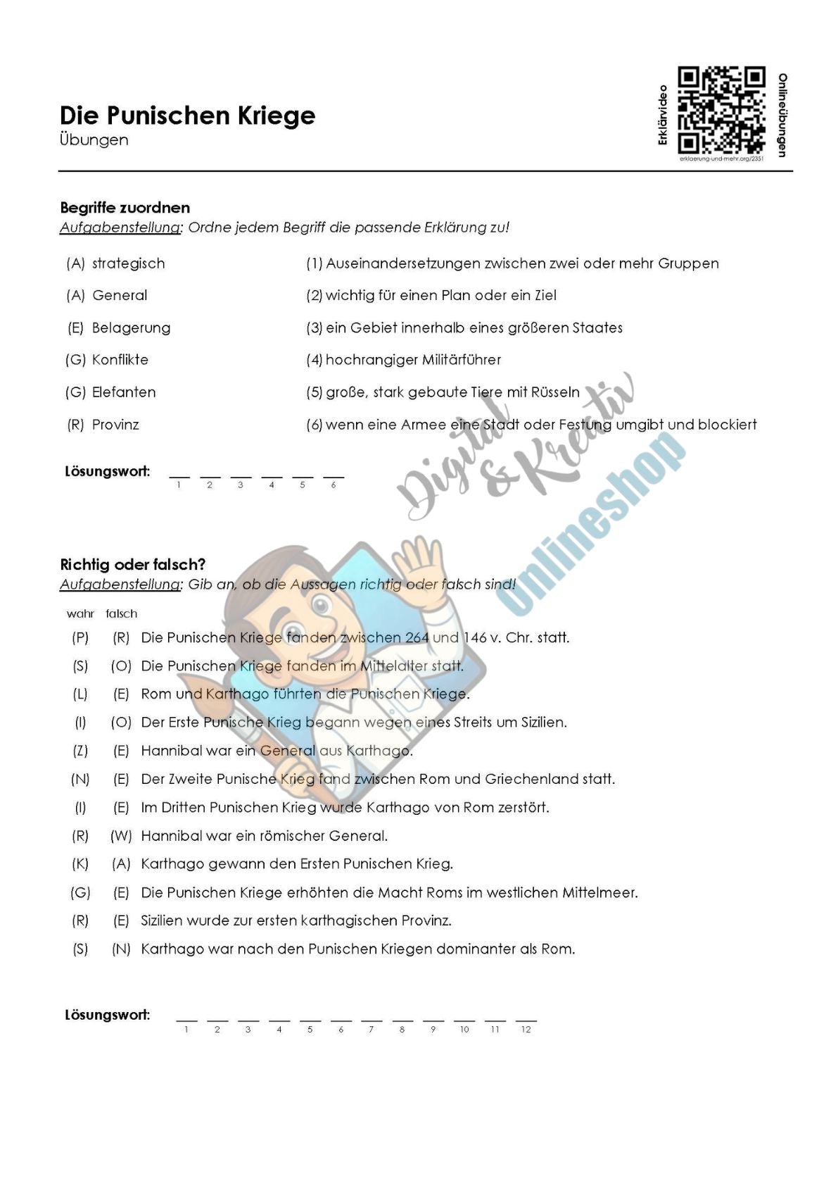 Escape-Room Römisches Reich | Geschichte Arbeitsmaterial | 32 Seiten PDF