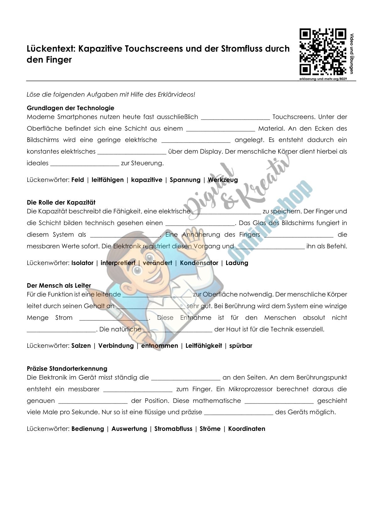 Mobile Technologie Arbeitsheft Level 1 (leicht) | 22 Seiten (11 Arbeitsheft + 11 Lösungen) | PDF
