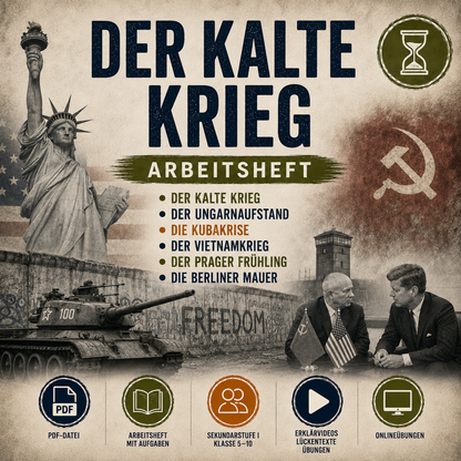 Der Kalte Krieg – Beginn und frühe Phase – 24-seitiges Arbeitsheft (PDF)