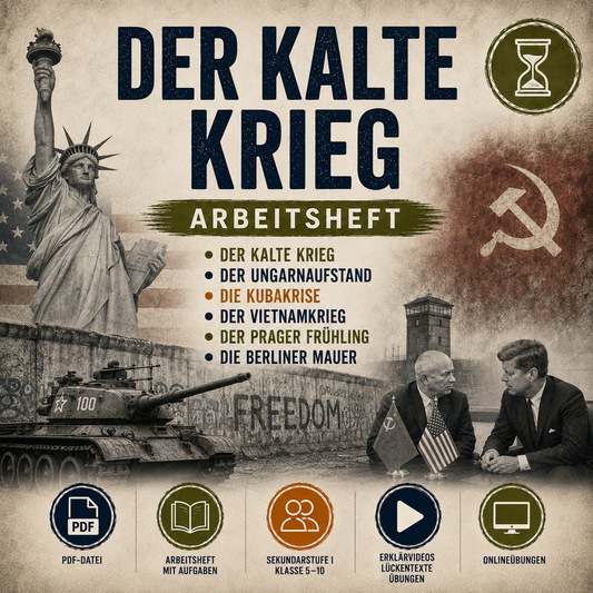 Der Kalte Krieg – Beginn und frühe Phase – 24-seitiges Arbeitsheft (PDF)