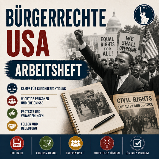 Bürgerrechte in den USA – 24-seitiges Arbeitsheft (PDF)