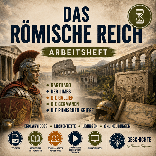 Das Römische Reich - 20-seitiges Arbeitsheft (PDF)