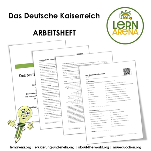 Das Deutsche Kaiserreich – 28-seitiges Arbeitsheft (PDF)