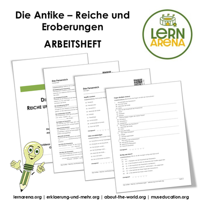 Die Antike - Reiche und Eroberungen (20-seitiges Arbeitsheft PDF) – Titelbild