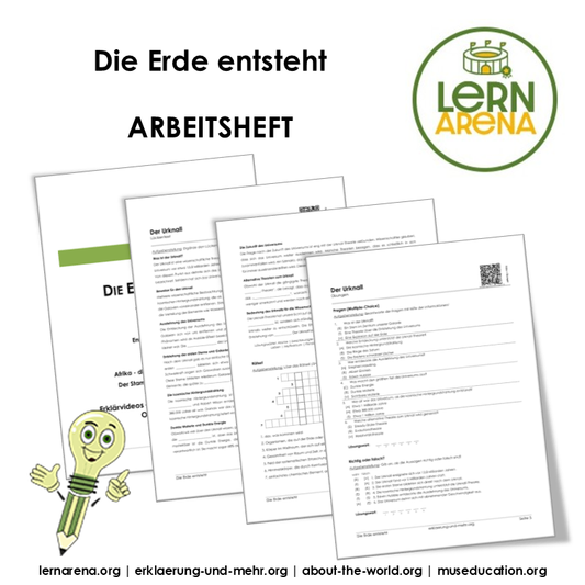 Arbeitsheft - Die Erde entsteht (28-seitiges PDF)