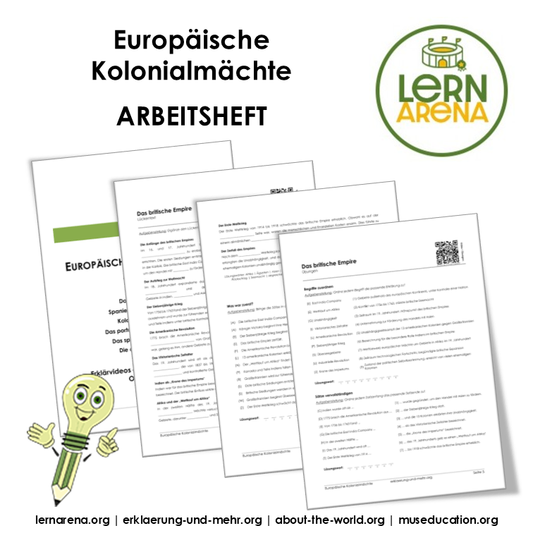 Europäische Kolonialmächte – Arbeitsheft Geschichte (PDF, 28 Seiten)