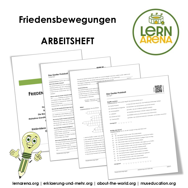 Friedensbewegungen – 24-seitigen Arbeitsheft (PDF)