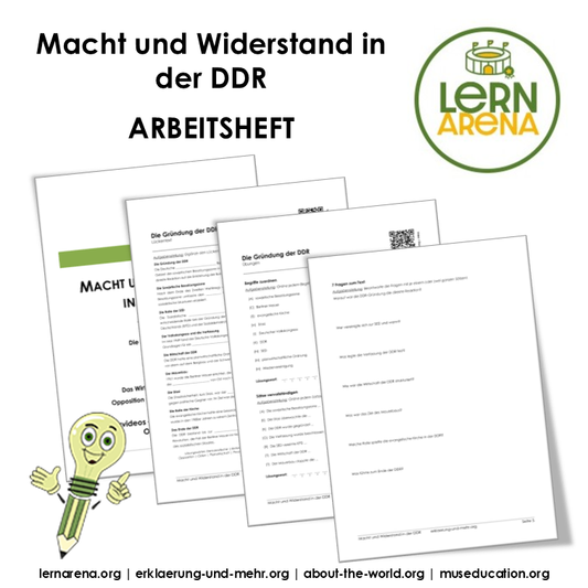 Macht und Widerstand in der DDR – 24-seitiges Arbeitsheft (PDF)