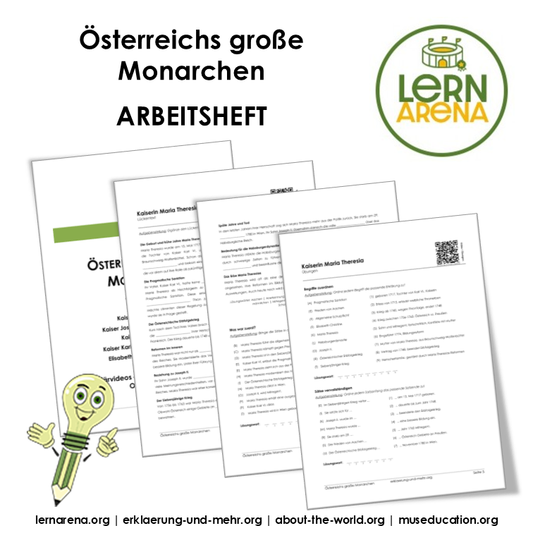 Österreichs große Monarchen – Arbeitsheft Geschichte (PDF, 28 Seiten)