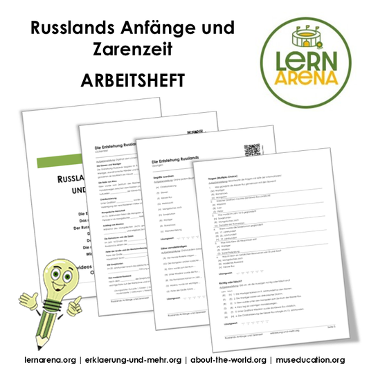Russlands Anfänge und Zarenzeit – 32-seitiges Arbeitsheft (PDF)