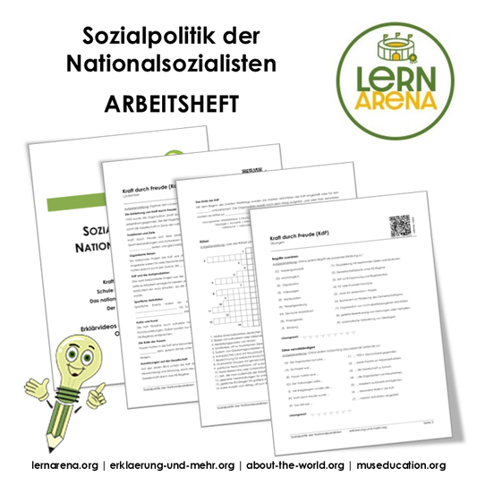 Sozialpolitik der Nationalsozialisten – Arbeitsheft Geschichte (PDF, 20 Seiten)