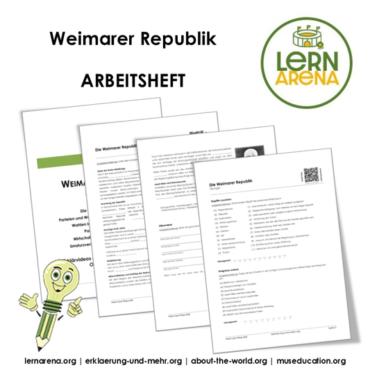 Weimarer Republik – Arbeitsheft Geschichte (PDF, 27 Seiten)