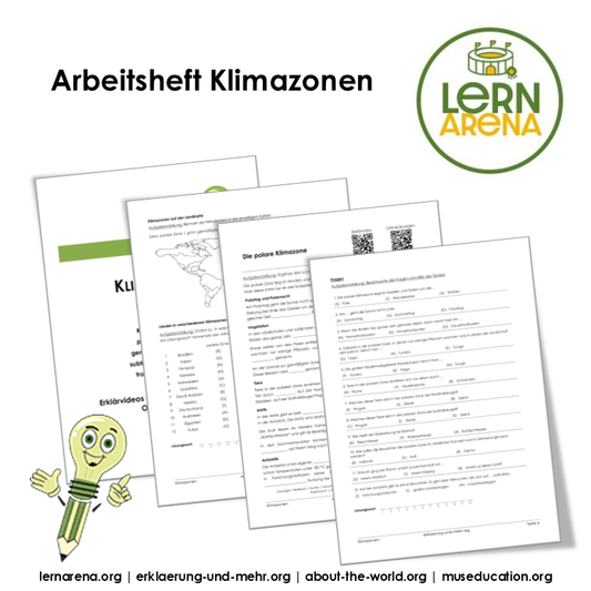 Klimazonen – 19-seitiges Arbeitsheft (PDF)