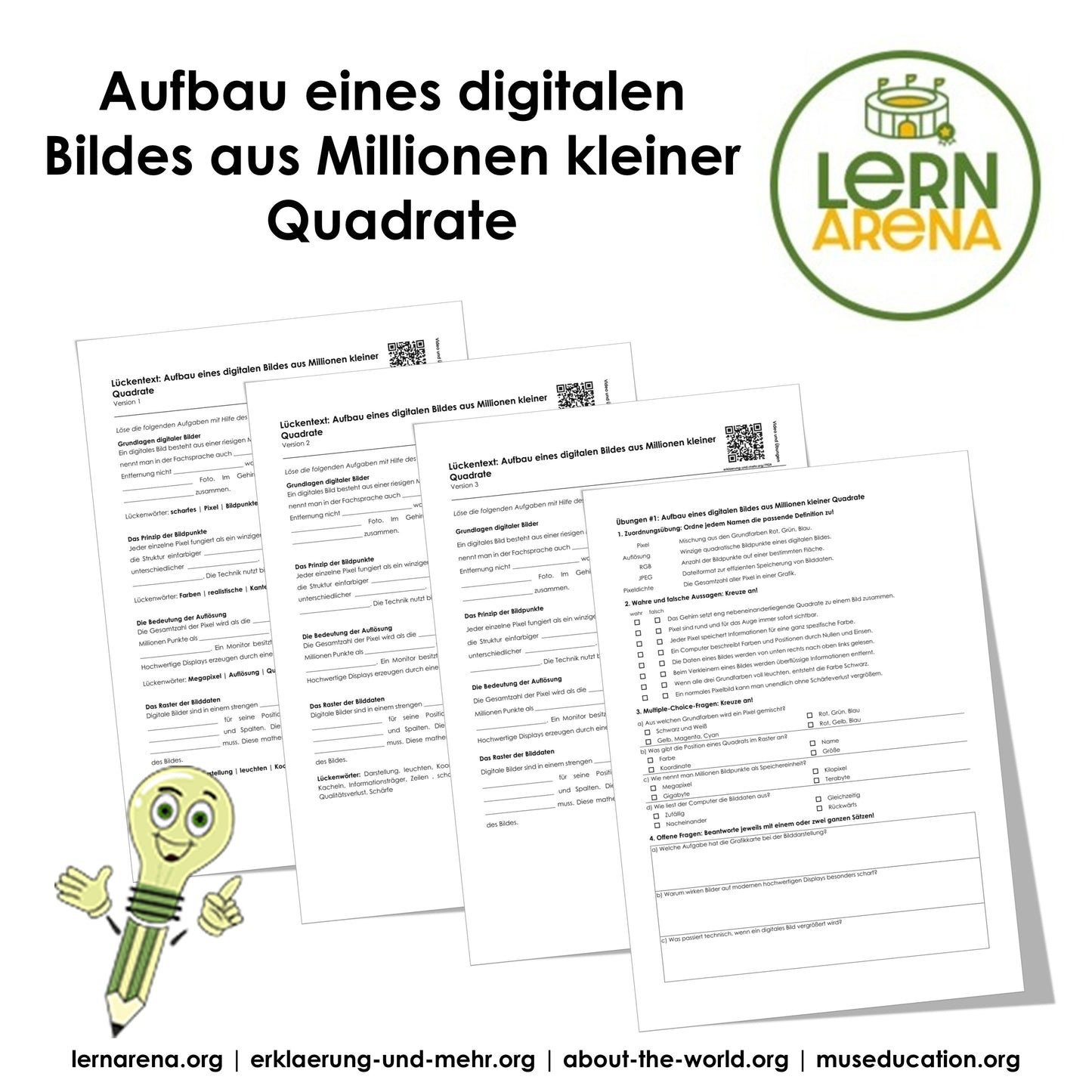 Aufbau eines digitalen Bildes Titelblatt