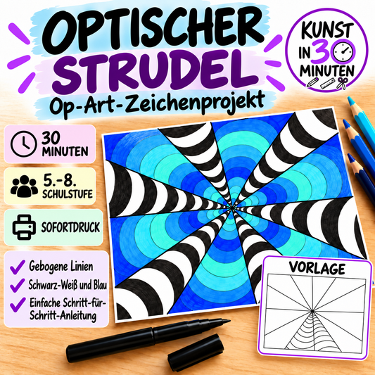 Optischer Strudel - Kunst in 30 Minuten