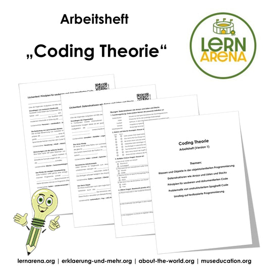 Coding Theorie Arbeitsheft Level 1 leicht | 11 Seiten | PDF