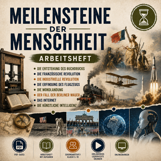 Meilensteine der Menschenrechte – 24-seitigen Geschichte Arbeitsheft (PDF)