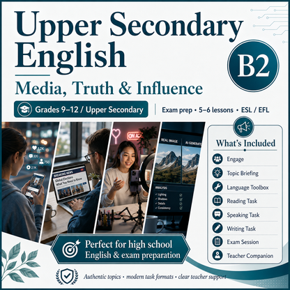 Upper Secondary English – 4 komplette Unterrichtspakete für B2/B2+