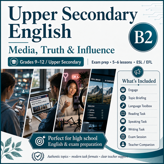 Media, Truth & Influence – Englisch-Themenheft B2 für die Sekundarstufe II