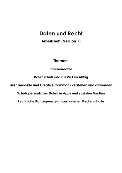  – Inhaltsverzeichnis
