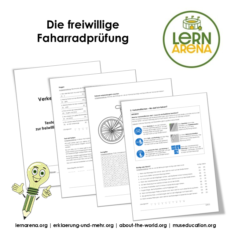 Verkehrserziehung & freiwillige Fahrradprüfung – Titelbild