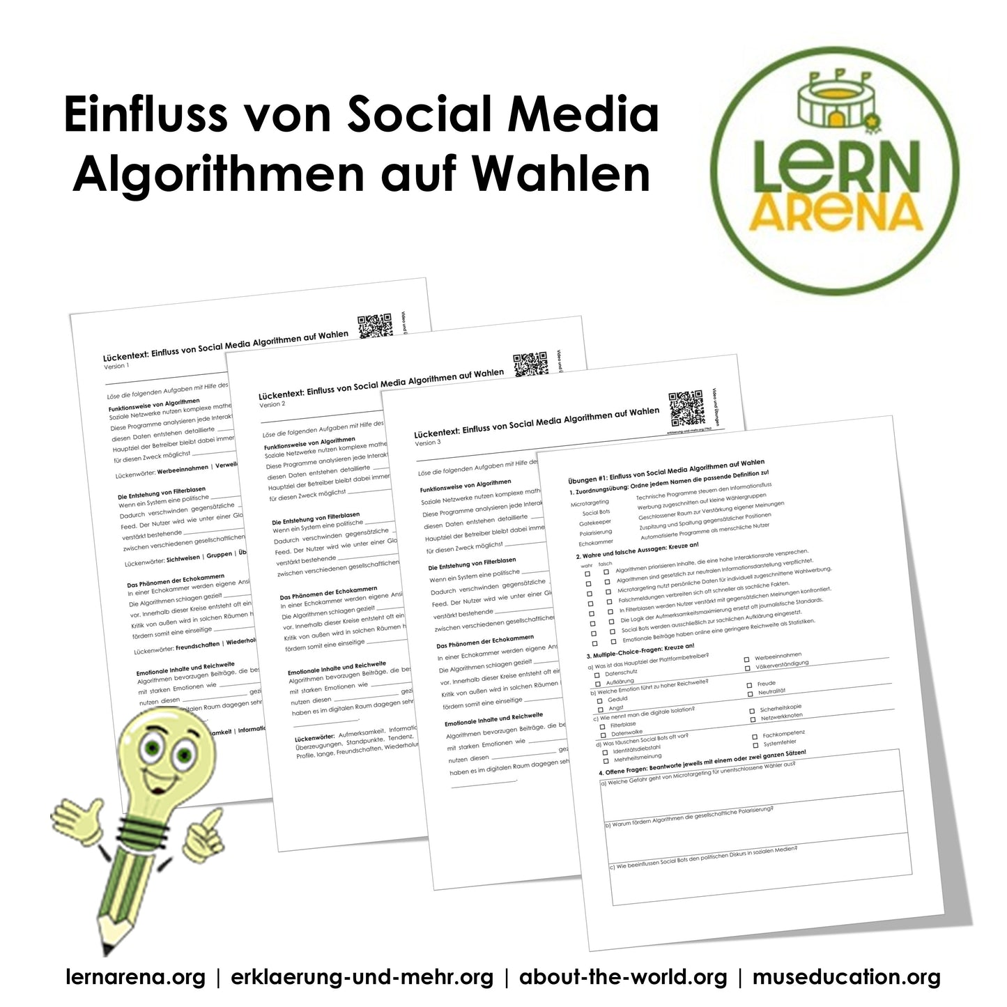 Erkennen von Mustern und Strukturen in Daten – Arbeitsheft mit Lösungen (10 Seiten)