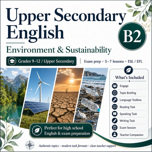 Environment & Sustainability – Englisch-Themenheft B2 für die Sekundarstufe II