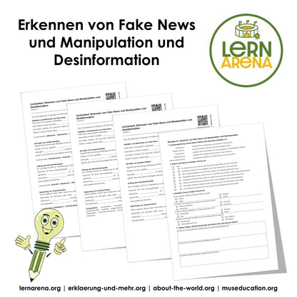 Fake News erkennen Arbeitsheft (10 Seiten) | Lückentexte + Übungen | inkl. Lösungen | PDF – Titelbild