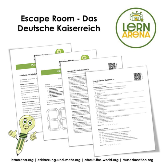 Escape-Room Deutsches Kaiserreich – Geschichte Arbeitsmaterial PDF für die Sekundarstufe I