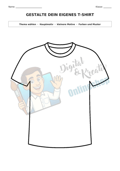 Gestalte dein eigenes T-Shirt – Astronaut im Weltall | Kunst in 30 Minuten