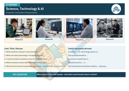 Science, Technology & AI – Englisch-Themenheft B2 für die Sekundarstufe II
