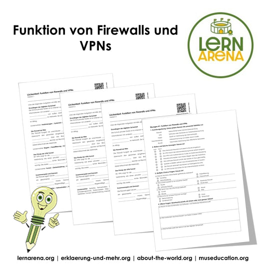 Funktion von Firewalls und VPNs | Arbeitsheft mit Lösungen, 10 Seiten