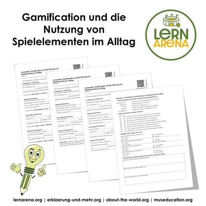 Gamification im Alltag verstehen – Arbeitsheft mit Lösungen (10 Seiten)