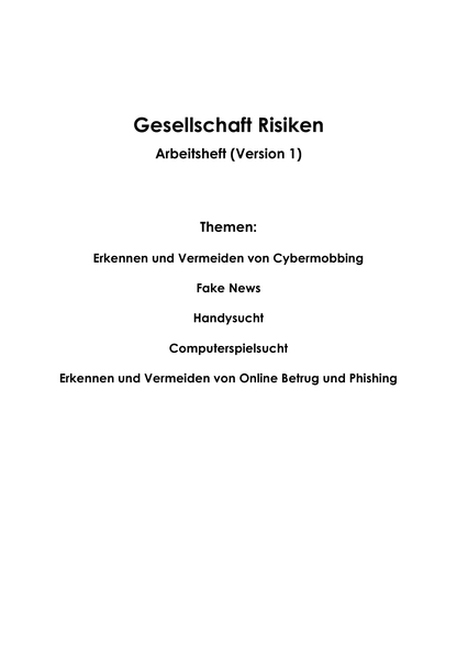  – Inhaltsverzeichnis