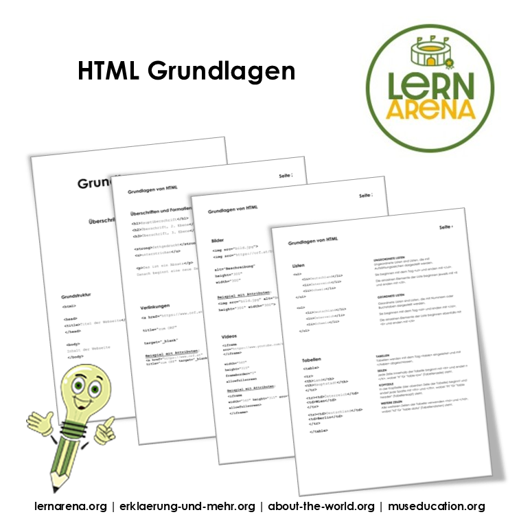 HTML Grundlagen – Titelbild