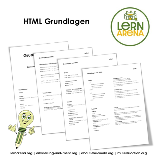 HTML Grundlagen – Titelbild