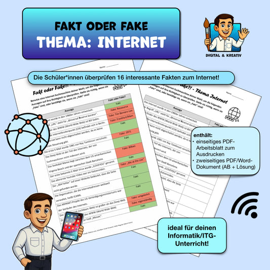 Fakt oder Fake?! Thema: Internet