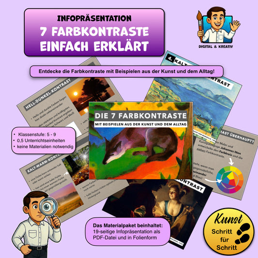 Die 7 Farbkontraste nach Itten – Titelbild